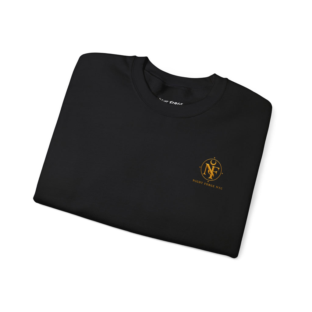 Night Forge NYC Lion Graphic Crewneck Sweatshirt