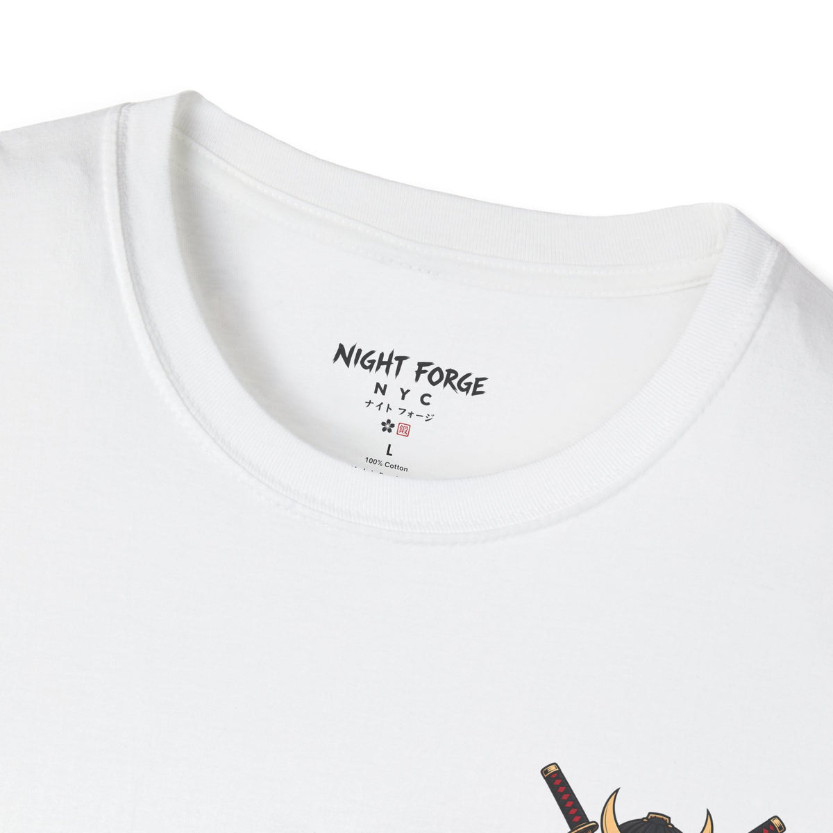 Japanese Samurai Under Cherry Blossoms Anime T-Shirt