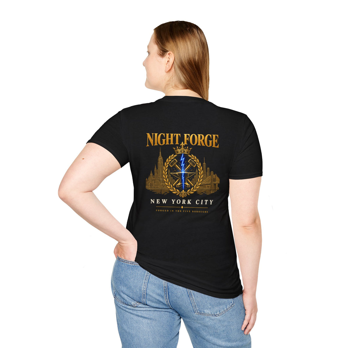 Night Forge NYC crest tee