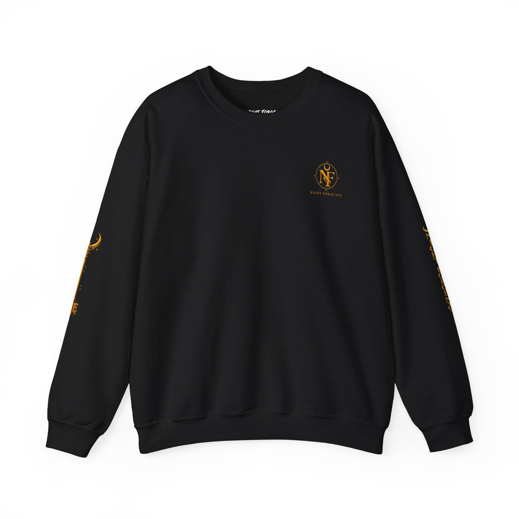 Night Forge NYC Lion Graphic Crewneck Sweatshirt