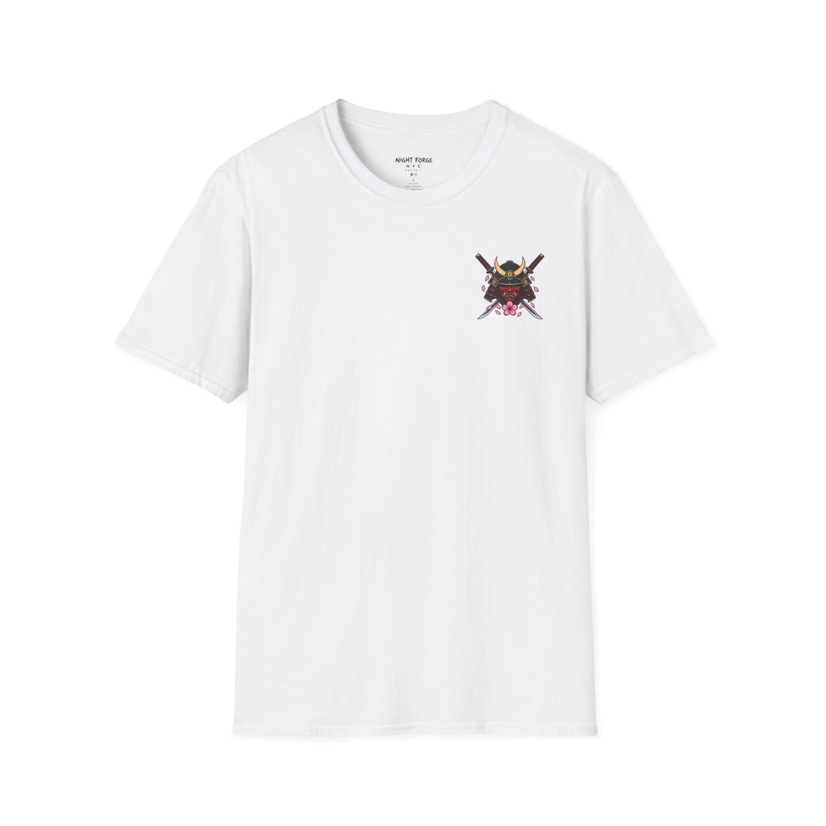 Japanese Samurai Under Cherry Blossoms Anime T-Shirt